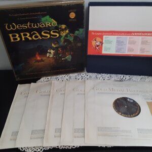 Longines Symphonette Society - Westward Brass - 5 Record Box Set - Circa 1968
